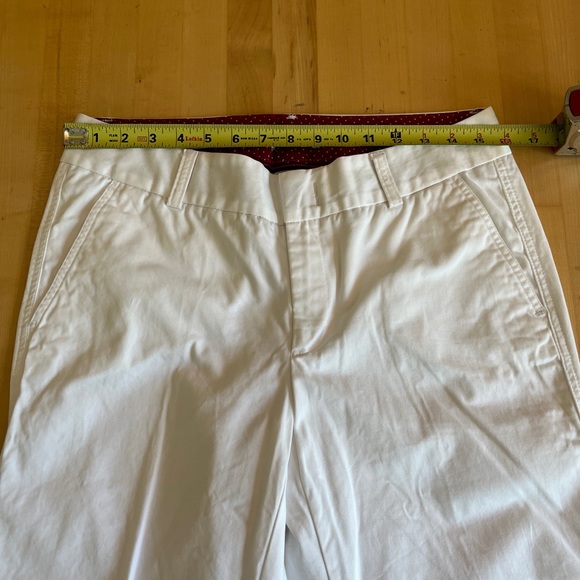 🔥Dockers Low Rise Slightly Curvy Khakis White Pants 6 Reg - Picture 10 of 12
